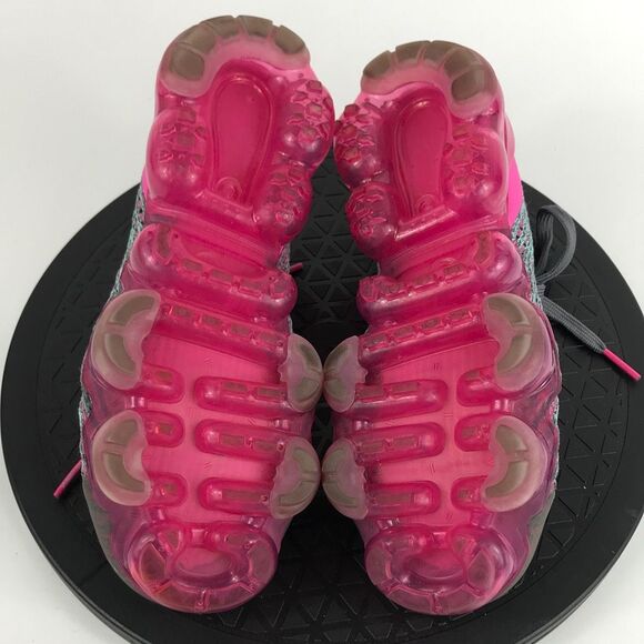 Nike Air VaporMax Flyknit 3 Gray/Pink Running Shoes CI7577-001 Women’s Size 6.5 - Picture 10 of 12